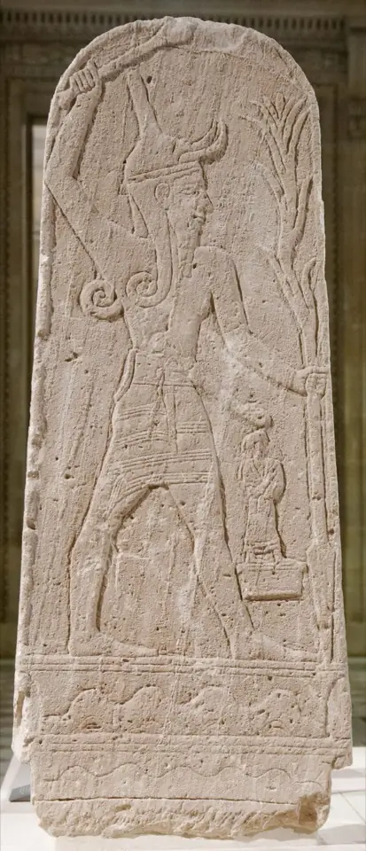 The Baal with Thunderbolt stele