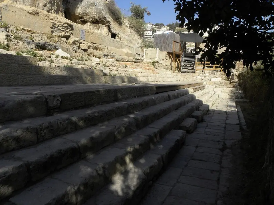 The Pool of Siloam in Jerusalem