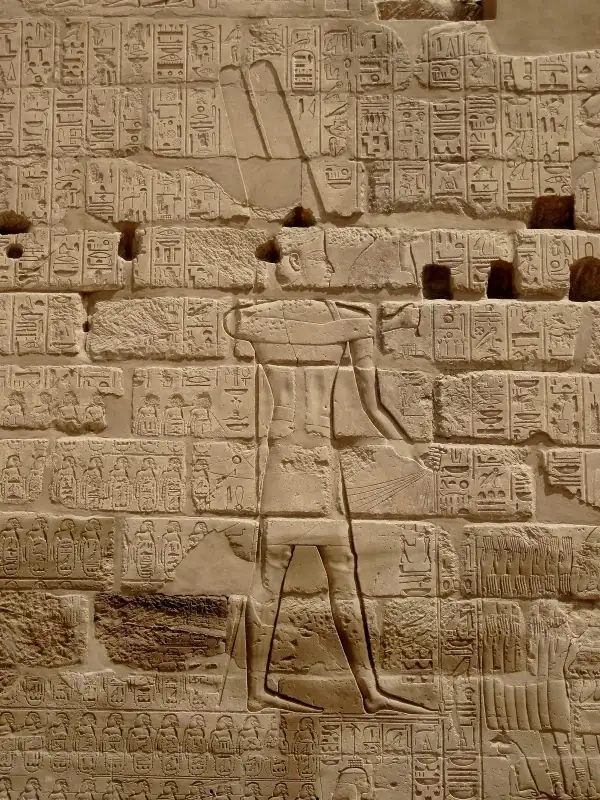 Shishak’s campaign relief on the Temple of Amun at Karnak